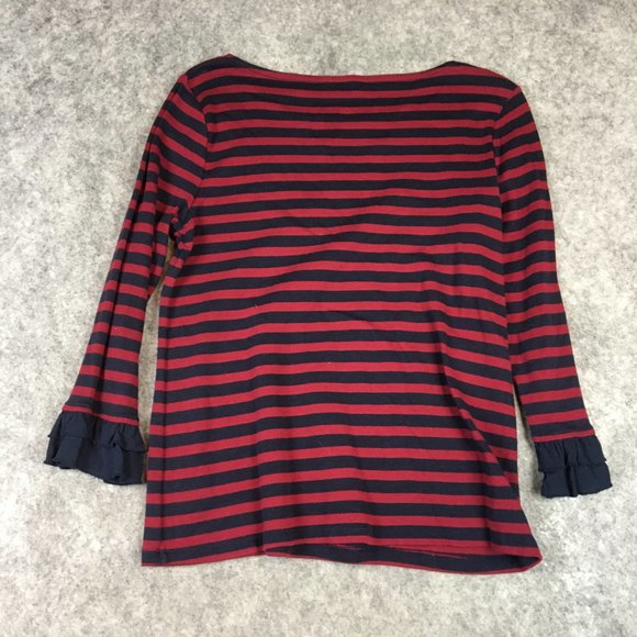 Talbots Tops Size 6 S Lot of 4 Career Casual Solid Stripe Knit Cotton Wool Blend - Picture 15 of 16